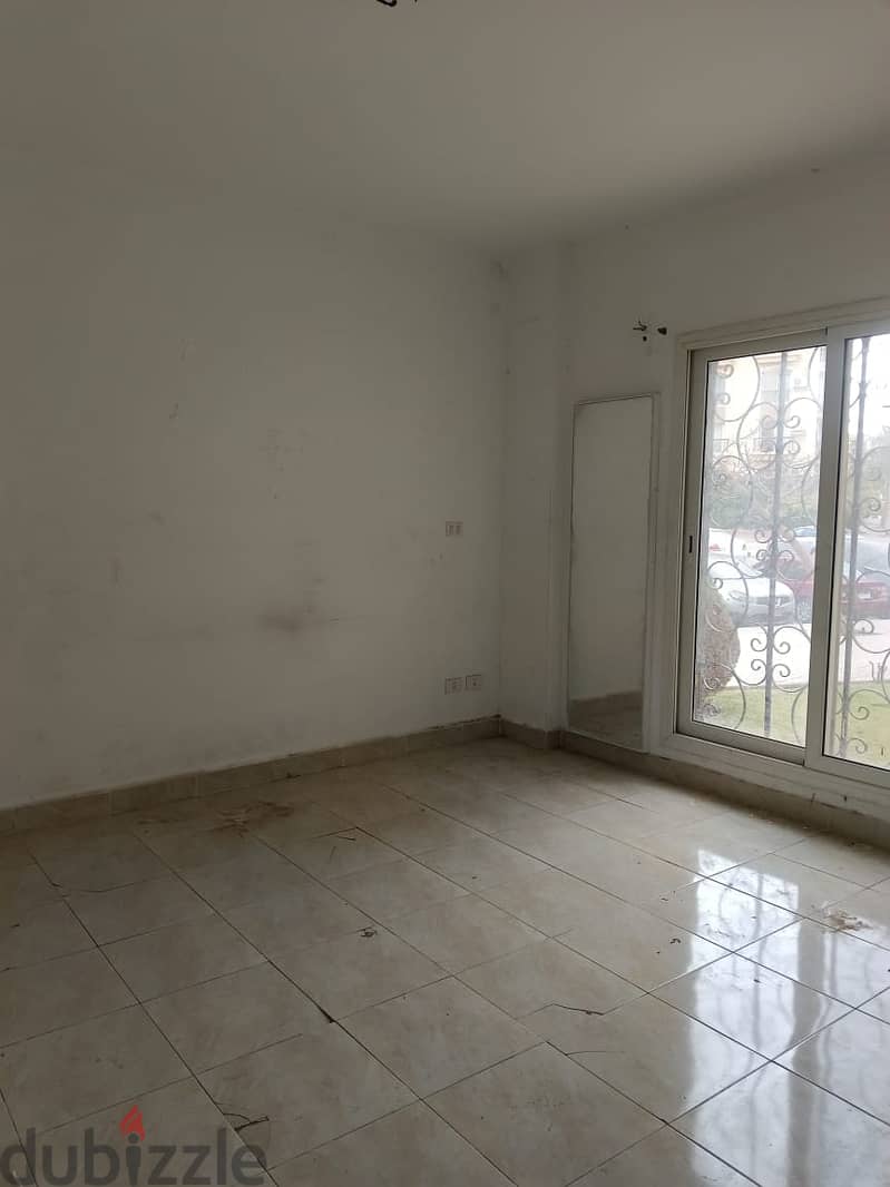 appartment avaliable for rent in el rehab at seventh phase ground floor with garden 180+50 meter 20