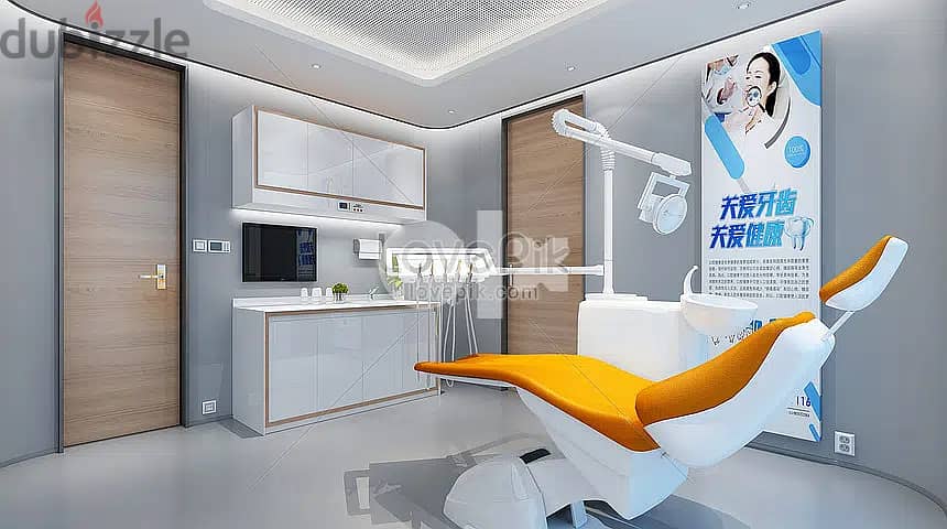 With a 15% discount, I own a 63-square-meter clinic in installments over 12 years, with the lowest down payment in the real estate market and the high 4