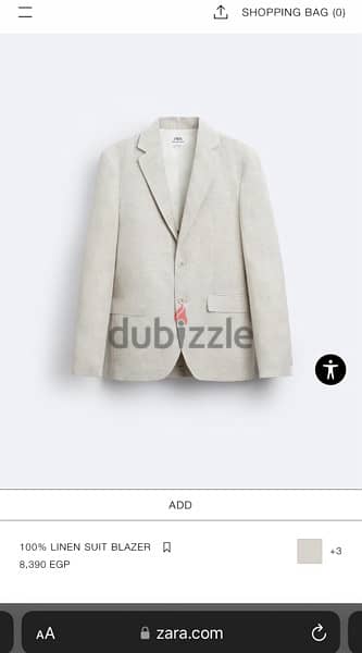 Zara suit - بدلة زارا 4