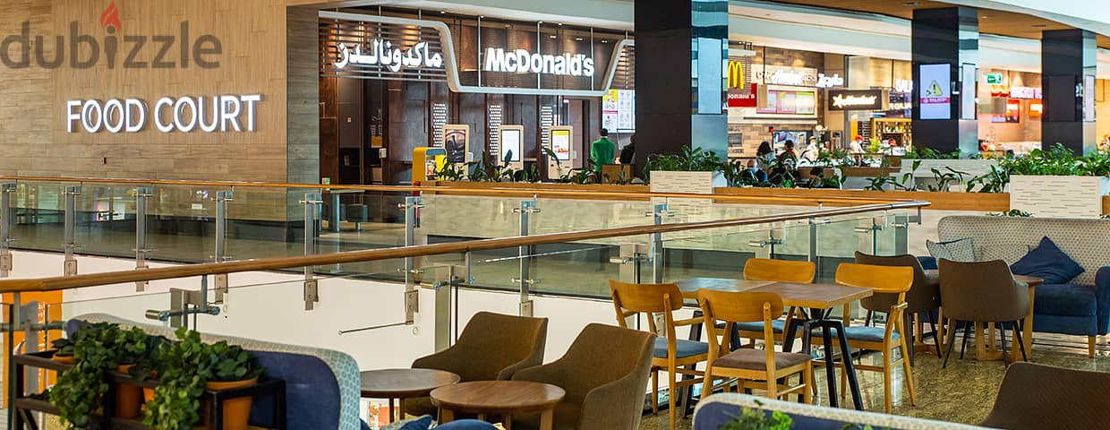 A restaurant and cafe with a 20% discount in a prime location in front of the International School and University on the Western Axis and the Al-Massa 5