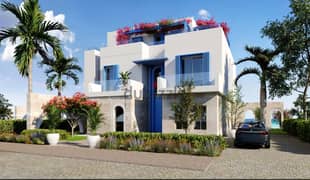 F&S Row Sea View Standalone villa in NAIA bay,Ras elhekma North coast best location fully finished with private pool and jacuzzi BUA520 Garden 790 0