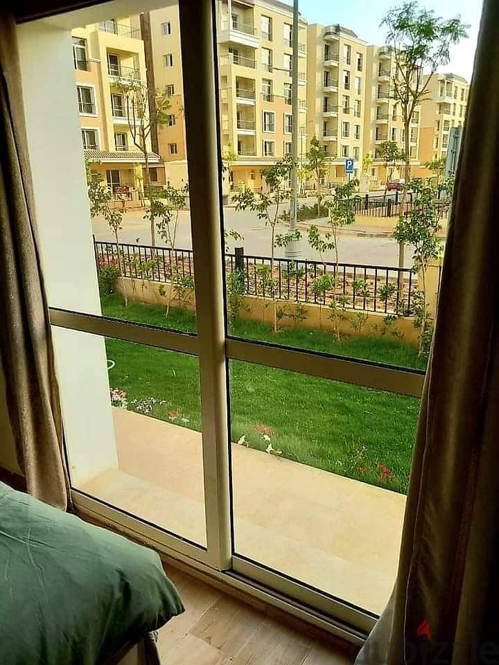 Apartment for sale, area of ​​205 meters + private garden, 111 meters, in New Cairo, in installments 1