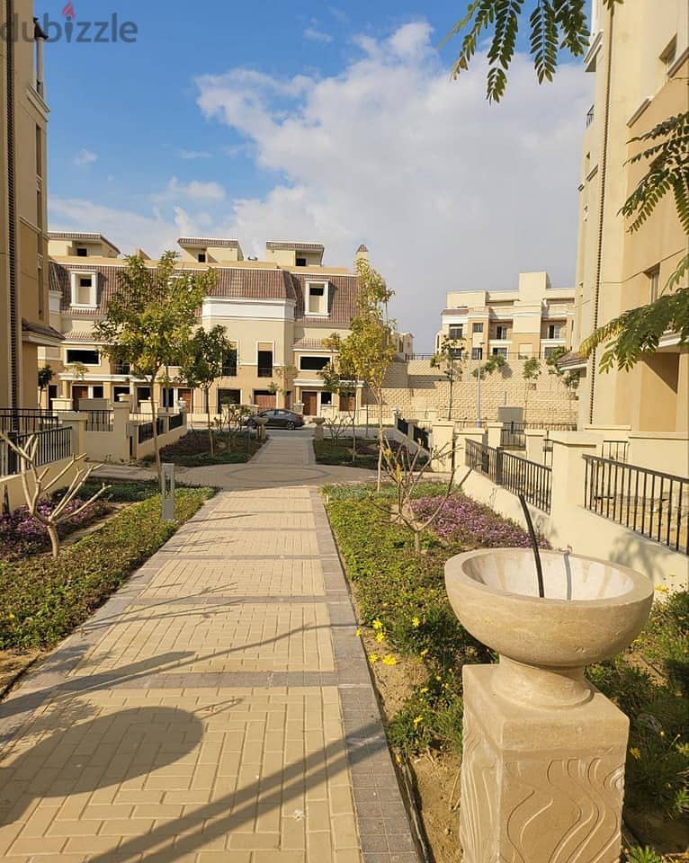 Apartment for sale, area of ​​205 meters + private garden, 111 meters, in New Cairo, in installments 5