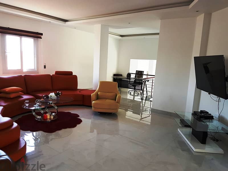 For Rent Furnished Duplex With Swimming Pool  in AL Choueifat Area 2