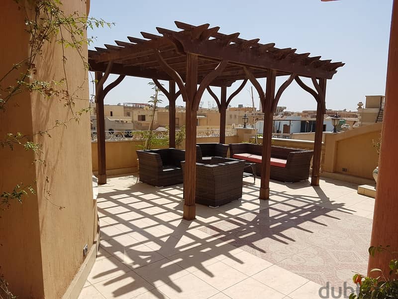 For Rent Furnished Duplex With Swimming Pool  in AL Choueifat Area 5