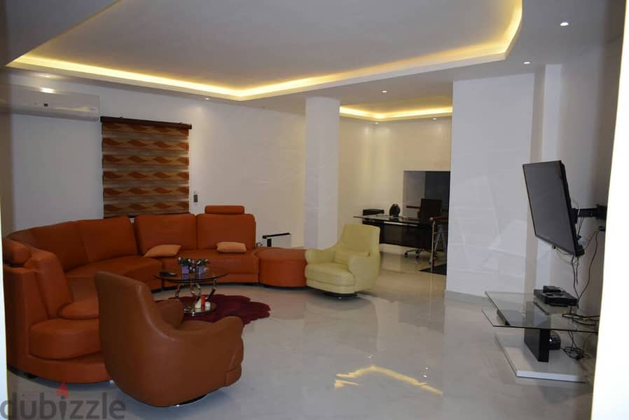For Rent Furnished Duplex With Swimming Pool  in AL Choueifat Area 10