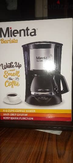 Mienta - American Coffee Maker - Barista - CM31316A - 4-6 Cups