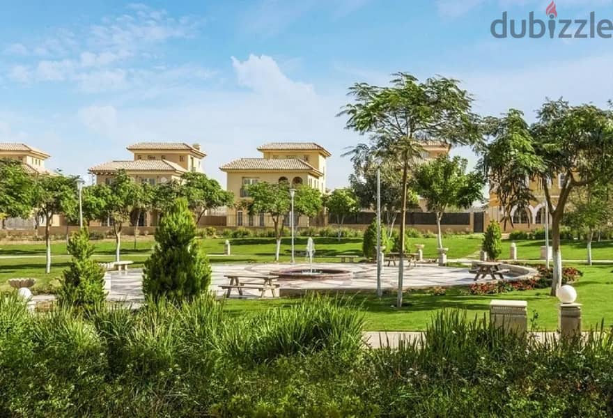 Own Studio 75m With big garden In Hyde Park New Cairo 5% down payment 3