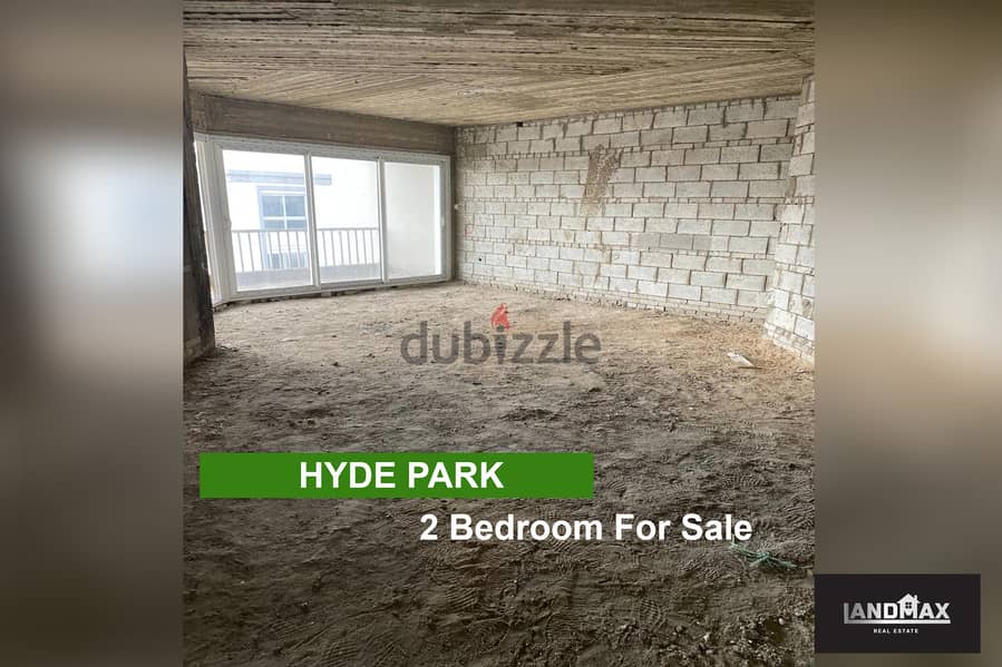 Apartment for sale, semi-finished, in Hyde Park, Fifth Settlement 0