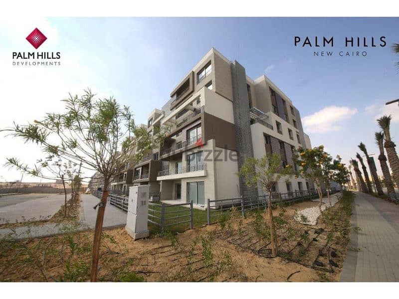 شقة متشطبة للبيع 200 متر مباشرة على الدائري الاوسطي كمبوند بالم هيلز التجمع الخامس Palm Hills New Cairo 3