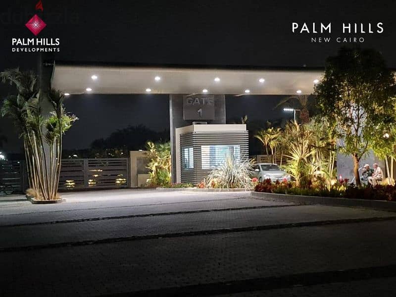 شقة متشطبة للبيع 200 متر مباشرة على الدائري الاوسطي كمبوند بالم هيلز التجمع الخامس Palm Hills New Cairo 10