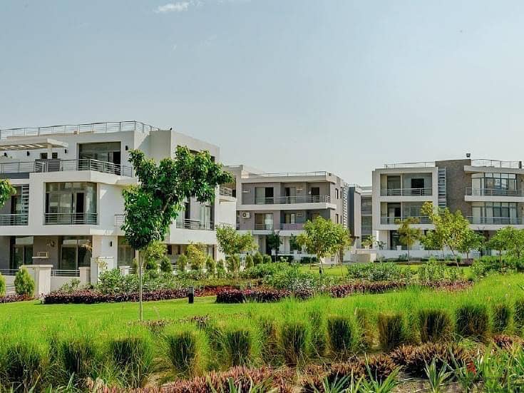 155 sqm townhouse, middle villa, very special, for sale in Taj City Compound, the newest launch in the Origami phase 12
