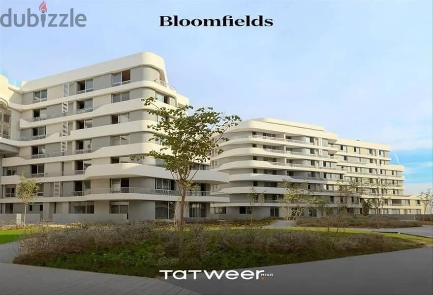studio 70 m for Sale Bloomfieds with swimming pool on the roof 15% down payment  mostakbal city 5