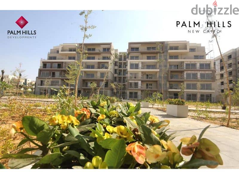 شقة متشطبة للبيع 140 متر مباشرة على الدائري الاوسطي كمبوند بالم هيلز التجمع الخامس Palm Hills New Cairo 9