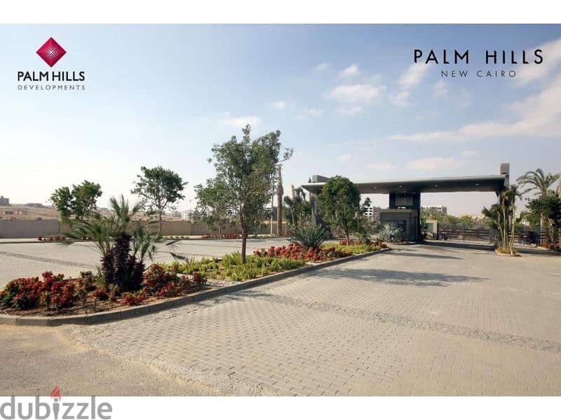 شقة متشطبة للبيع 133 متر مباشرة على الدائري الاوسطي كمبوند بالم هيلز التجمع الخامس Palm Hills New Cairo 7