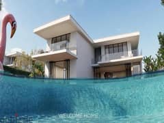 villa for sale in north coast ras el hekma fully finished ,early delivery ,view lagoon فيلا للبيع في الساحل الشمالي راس الحكمة