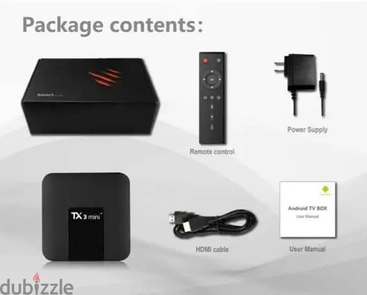 tv box Android 7.1 2g ram 16 storage with remote 5