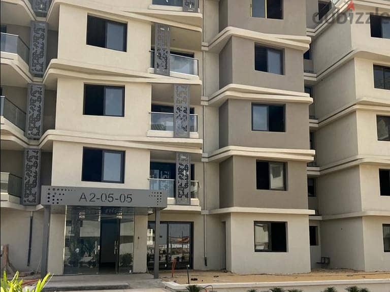 Without down payment and installments over 8 years, an apartment for sale with a distinctive view and the best price in October, near Mall of Egypt 3