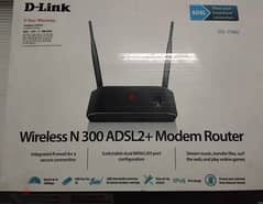 D-link DSL-2790U Wireless N300 ADSL2 Modem Router راوتر