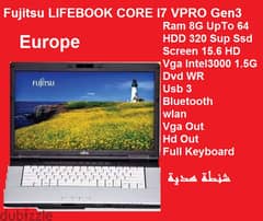 Fujitsu Lifebook core i7 vpro