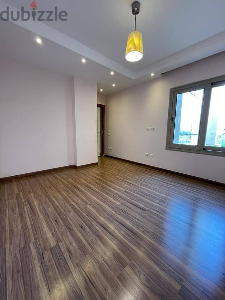 Apartment with garden for sale, fully finished and immediate receipt, near the American University in the settlement 1