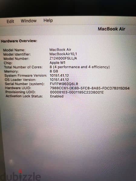 Apple Macbook air, M1 2