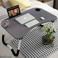 Foldable bed table for multiple uses. طاولة سرير صغيرة قابلة للطي 0