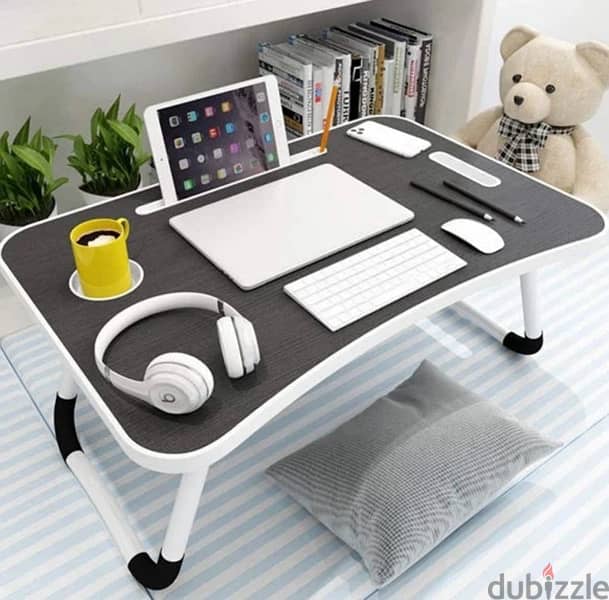 Foldable bed table for multiple uses. طاولة سرير صغيرة قابلة للطي 3