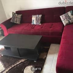 Adjustable L- shape sofa