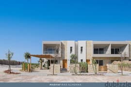 Chalet+roof 145m for sale directly on the sea in Ras El Hamkah North Coast شالية +رووف 145متر للبيع على البحر مباشرة في راس الحمكة الساحل الشمالي