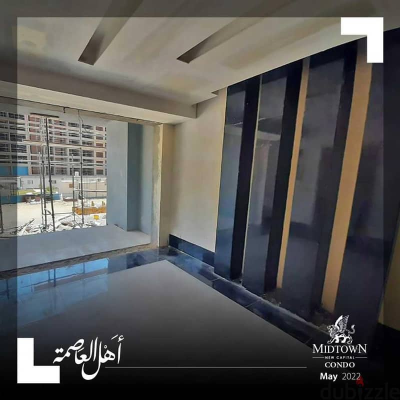 With a 25% discount, an apartment with an area of ​​​​210 square meters in a view of the landscape in the administrative capital, R7, on the embassy a 12