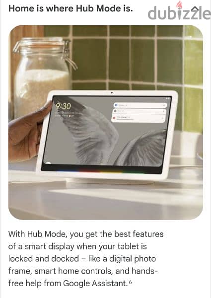 Google pixel 11inch tablet with the mounting dock and speaker 2