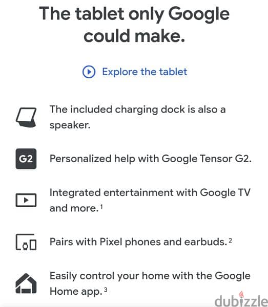 Google pixel 11inch tablet with the mounting dock and speaker 4