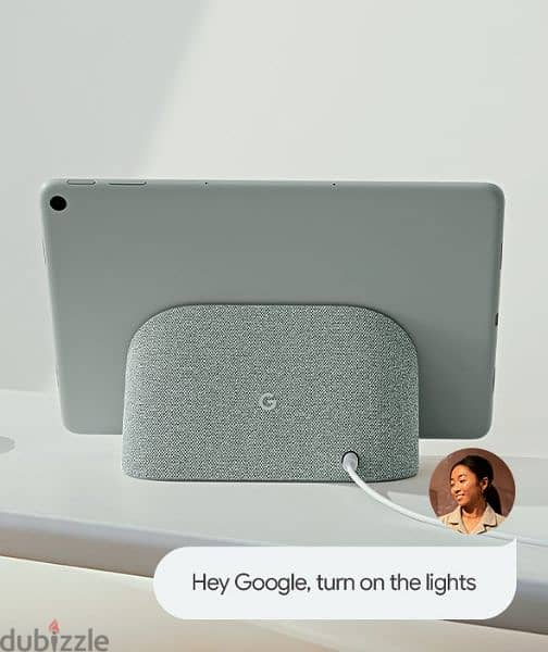 Google pixel 11inch tablet with the mounting dock and speaker 5