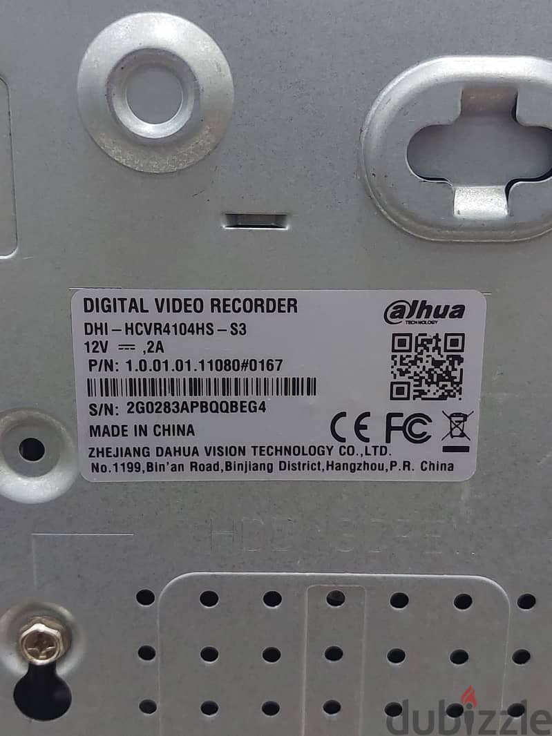 Dahua DVR, 2 Mega, 4 Port, 500GB Hard 3