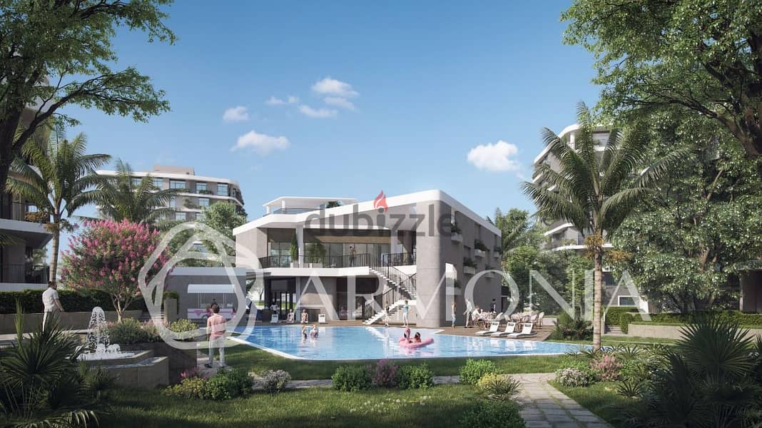 155 sqm apartment with a 10% down payment for immediate delivery in Armonia Compound, New Administrative Capital 4