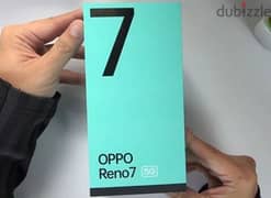 للبيع كسر الزيرو Oppo Reno7  5g بحالة ممتازة