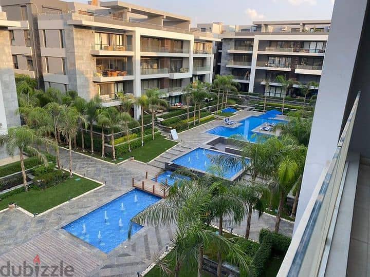 Ground floor apartment with garden for sale “275 meters - 4 rooms” immediate receipt in La Vista El Patio Casa El Shorouk, Suez Road, next to Madinaty 6