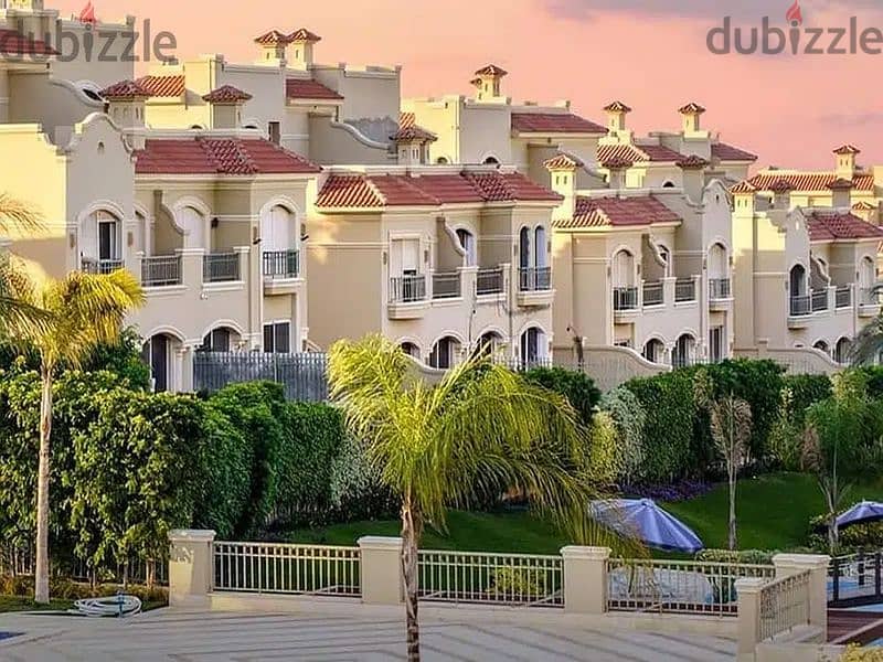 Townhouse villa 255 meters for sale, immediate receipt, in La Vista, New Cairo, next to the Fifth Settlement, with a 20% discount 3