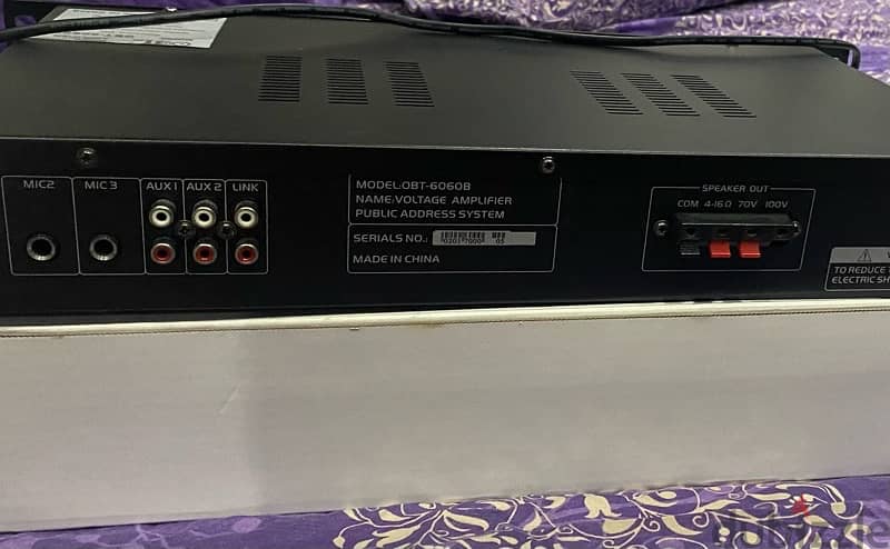 sound system OBT 6060B mixer 2