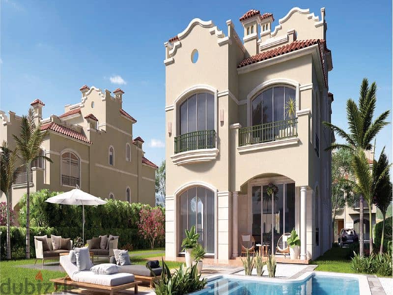 Townhouse villa 255 meters for sale, immediate receipt, in La Vista, New Cairo, next to the Fifth Settlement, with a 20% discount 11