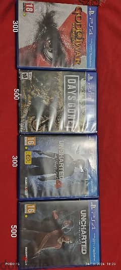 uncharted 4, lost legacy, days gone, gow 0