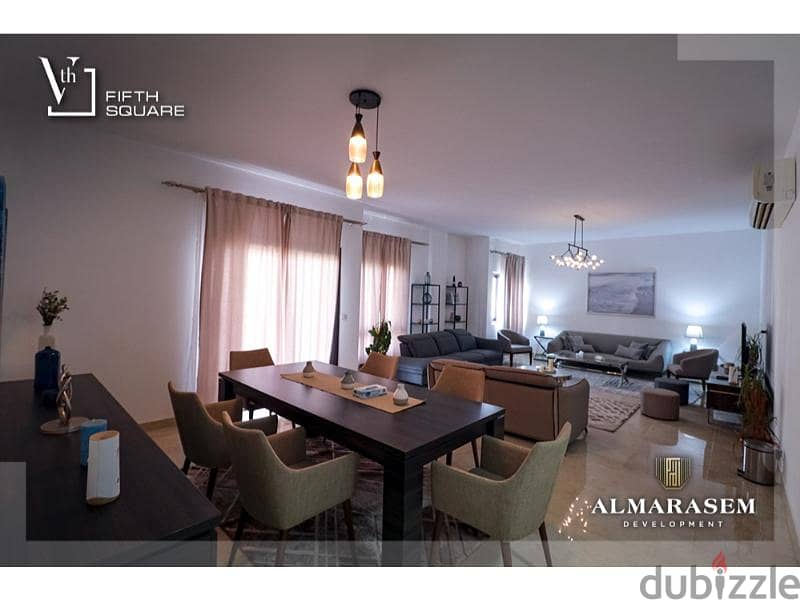 ِApartment 200m ready to move Fully finished Compound Fifth Square New Cairo 3