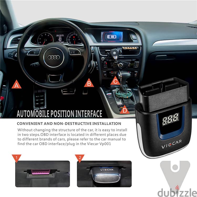 VP001 is WIFI/Bluetooth Obd2 2