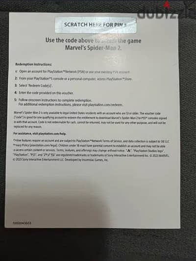 Spiderman 2 Playstation 5 PS5  سبايدر مان ٢ بلايستيشن ٥