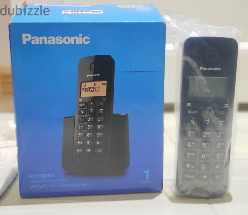 تليفون لاسلكي ماركة باناسونيك - Panasonic KX-TGB110 جديد لم يستخدم 2
