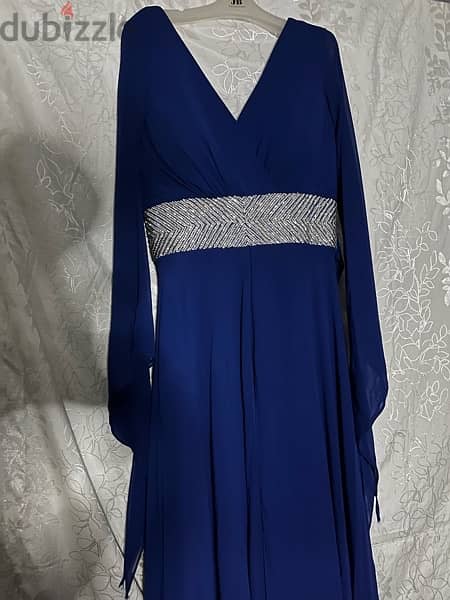 blue Soirée dress 3