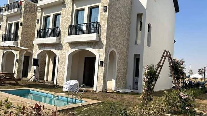 225 sqm villa for sale in The Wonder Mark Mostaqbal City, the heart of New Cairo, next to Hassan Allam and Mivida, installments 3