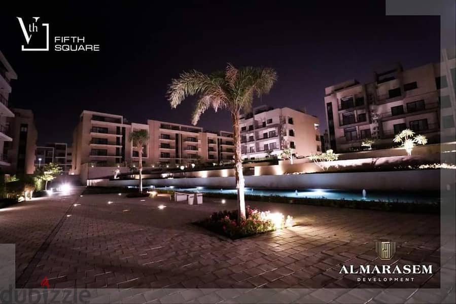 Apartment 170 sqm for sale, one year receipt, fully finished, in Fifth Square Al Marasem, the heart of the Fifth Settlement 13