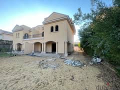 Villa for sale in Madinaty at a special price twin house model H unfinished view garden prime location 0